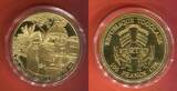 Togo 100 Francs CFA Kupfer vergoldet 2013 Pope Emeritus Benedict XVI. - Papst Benedikt XVI. Stempelglanz mit Box und Zertifikat, Umkarton ist beschädigt