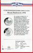 USA 1 Dollar Silbergedenkmünze 1981 Mount Rushmore Polierte Platte in Kapsel mit Zertifikat