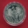 20 Euro Silbermünze 2003 Österreich im Wandel der Zeit - Nachkriegszeit Polierte Platte in Kapsel, Zertifikat, Box & Umkarton; OVP