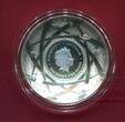 Australien 5 Dollars Silbermünze 2019 The Earth & Beyond - The Sun (1 oz, m. Farbauflage) Polierte Platte in Kapsel, Zertifikat, Box & Karton; OVP