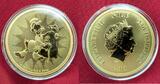 Niue Islands 250 Dollars 1 Unze Ounce Gold 2018 Dagobert Duck - Uncle Scrooge McDuck Stempelglanz mit Kapsel