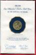 Panama 100 Balboas Gold 1980 Pre Columbian Art Golden Condor Polierte Platte in Franklin Mint Coincard Versiegelt
