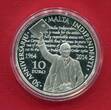 10 Euro Silbermünze 2014 Maltas Unabhängigkeit 1964 - 2014 (m. Farbapplikation) Polierte Platte in Kapsel mit Zertifikat & Holzbox