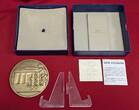 Frankreich Bronzemedaille mit Aufsteller 2015 Deutsche Wiedervereinigung - Brandenburger Tor Prägefrisch mit Etui
