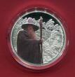 Niue 2 Dollars Silbermünze 2021 Herr der Ringe - Gandalf (1 oz, m. Farbapplikation) Polierte Platte in Kapsel, Zertifikat, Holzbox & Karton; OVP