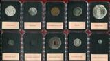 20 unterschiedliche Münzen Geschichte der Seefahrt - Sammlung in edler Verpackung Mit edler Holzbox & Buch