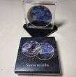 USA Deutschland Silver Eagle 1 Unze Feinsilber 2024 Sternennacht Produkt der Fa. Ket*ner Farbapplikation mit Aufsteller