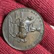 Brandenburg Preußen Königreich Bronzemedaille 1757 Schlacht bei Rosbach (Roßbach) und Lissa, Friedrich II. der Große Breslau Prägefrisch mit stift