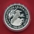 Australien Australia 1 Dollar Silbermünze Kookaburra - World Money Fair 2015 (1 oz) Polierte Platte in Kapsel, Zertifikat, Box & Karton; OVP