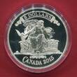 Kanada 5 Dollars Silbermünze 2015 Canadian Banknote Vignette Polierte Platte in Kapsel mit Zertifikat & Box