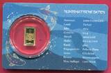 Tschad 3000 Francs CFA Gold 2024 Glückskoi Poliert Platte in Kapsel & Coincard