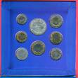 San Marino 1888 Lire 1998 Kursmünzensatz mit 5000 Lire Silber Bankfrisch im Blister; OVP