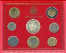 Vatican, Vatikan KMS 10 - 1000 Lire 2001 Kursmünzen Pontifikat Johannes Paul II. Bankfrisch OVP im Folder