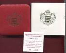 Monaco 2 Euro Gedenkmünze - rar - PP 2015 800 Jahre Bau des Schlosses Gründung der Burg 1215 Fondation de la Forteresse Polierte Platte mit Box, Zert. und Umkarton