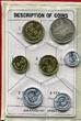 China Peoples Republic PRC Kursmünzensatz KMS 7 Münzen Coins 1983 Shanghai Mint 1 Jiao - 1 Yuan in Originalfolder Offizieller satz OVP Sauber