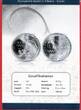 USA 1 Dollar Silber 1996 Olympische Spiele Atlanta - Tennis Polierte Platte in Kapsel mit Zertifikat