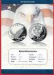 USA 1 Dollar Silber 2008 Weißkopfseeadler - Eagle Polierte Platte in Kapsel mit Zertifikat