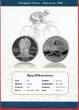 USA 1 Dollar Silber 1995 Olympiade Atlanta - Radrennen Polierte Platte in Kapsel mit Zertifikat