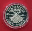 Irland 10 Euro Silber 2008 Cultural Heritage - Skellig Michael Polierte Platte in Kapsel, Zertifikat, Box & Karton; OVP
