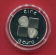 Irland 15 Euro Silber 2007 Ivan Mestrovic Polierte Platte in Kapsel, Zertifikat, Box & Umkarton; OVP