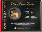 Somalia 100 Shillings Silber 2017 Golden Enigma Edition - African Wildlife Elefant (1 oz, m. Goldveredelung) Stempelglanz in Kapsel mit Reppa-Zertifikat