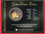 Somalia 100 Shillings Silber 2018 Golden Enigma Edition - African Wildlife Elefant (1 oz, m. Goldveredelung) Stempelglanz in Kapsel mit Reppa-Zertifikat