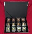Tschad 12 x 3000 Francs CFA je 1/500 oz Gold 2019 30 Jahre Mauerfall - Brandenburger Tor PL in Hartplastik mit Box & Zertifikaten