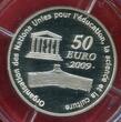 Frankreich France 50 Euro Silber 5 Ounces Unzen Fine Fein 2009 Unesco Kreml Moskau Cremlin Moscou Moscow Polierte platte mit Box Zertifikat und Umkarton