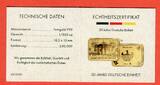 Tschad 12 x 3000 Francs CFA je 1/500 oz Gold Deutsche Wahrzeichen & Ereignisse in Gold PL in Hartplastik mit Box & Zertifikaten