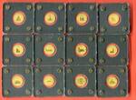 Tschad 12 x 3000 Francs CFA je 1/500 oz Gold ohne Jahr Deutsche Wahrzeichen & Ereignisse in Gold II PL in Hartplastik mit Box & Zertifikaten