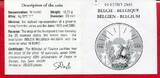 Belgien 10 Euro Silber 2005 60. Jahrestag der Befreiung Polierte Platte in Kapsel mit Zertifikat