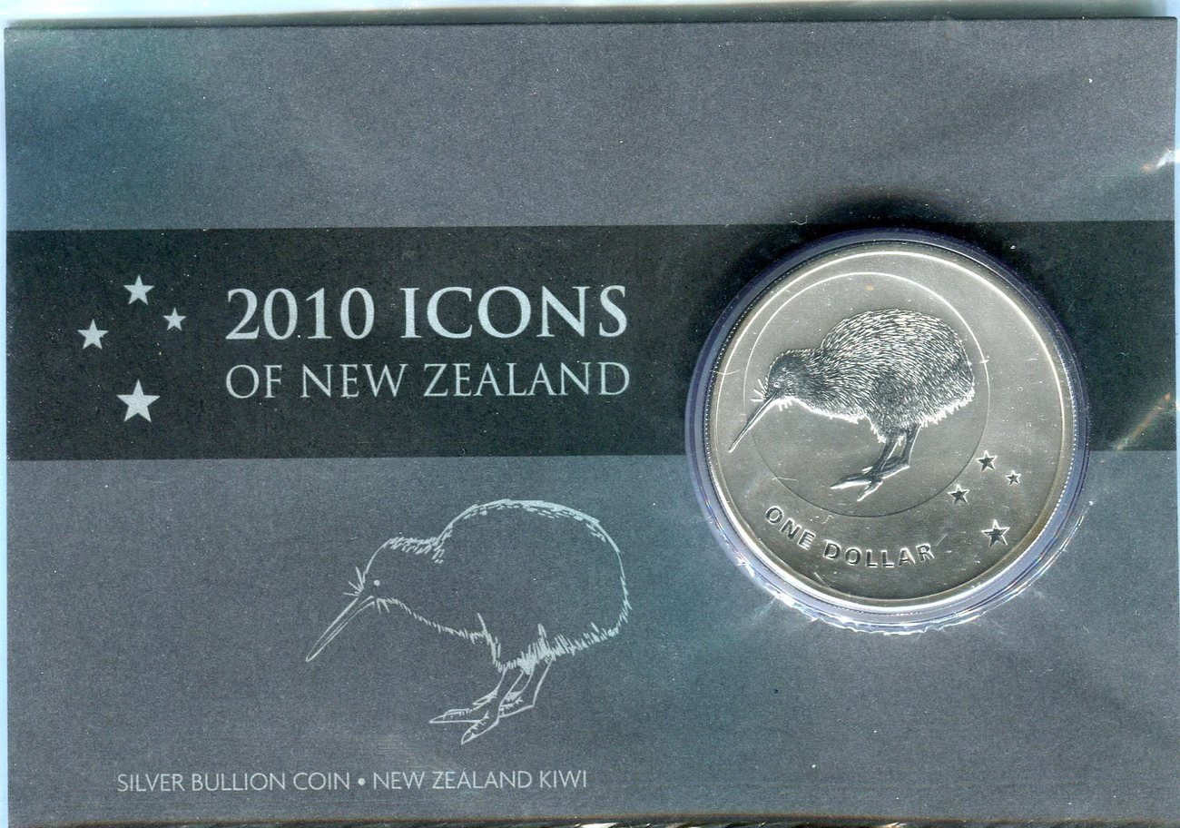 1 Dollar Kiwi 1 Unze 2010 Neuseeland, New Zealand Neu Seeland 1 Dollar