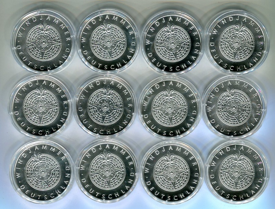 Deutschland medaillenset 12 st ck 999er silber medaillen set die