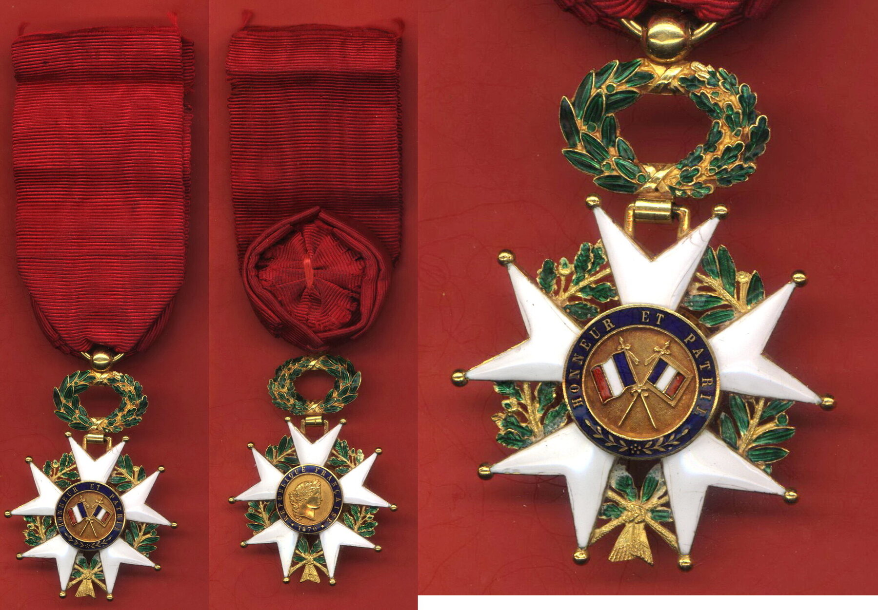 Frankreich Orden mit Band ab 1870 bis 1946 ORDEN DER EHRENLEGION