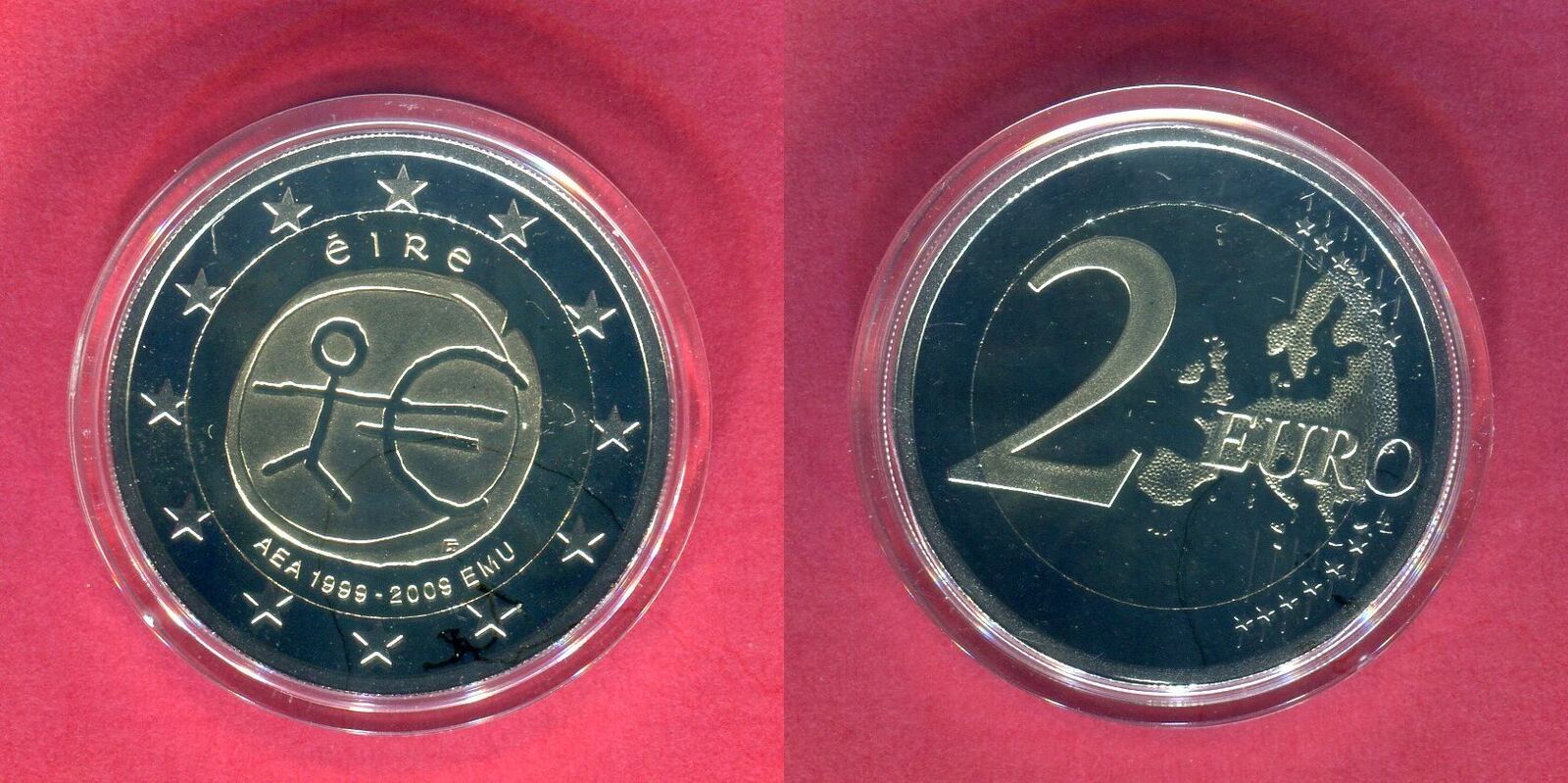 irland-ireland-2-euro-gedenkm-nze-2009-w-hrungsunion-1999-2009