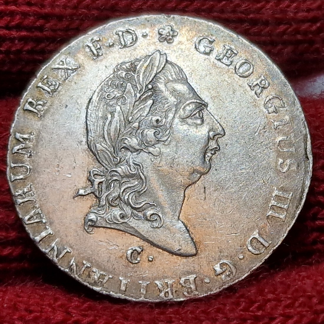 Hannover Königreich 2/3 Taler 1814 C Georg III. Personalunion mit ...