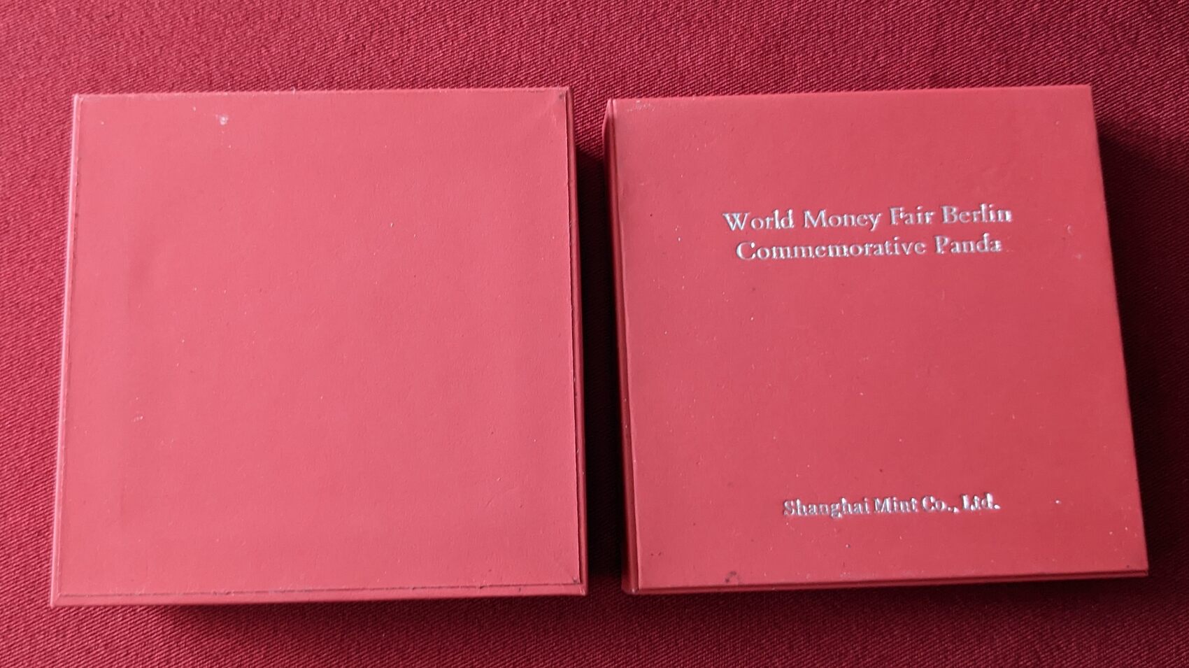 China Silbermedaille 2020 World Money Fair Berlin Commemorative Panda
