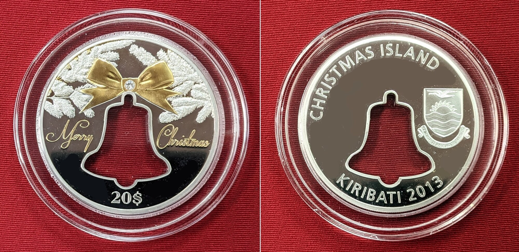 Christmas Island Kiribati 20 Dollars Silberm nze 2 Oz Sterling Christmas Island Kiribati 20 Dollars Silberm nze 2 Oz Sterling