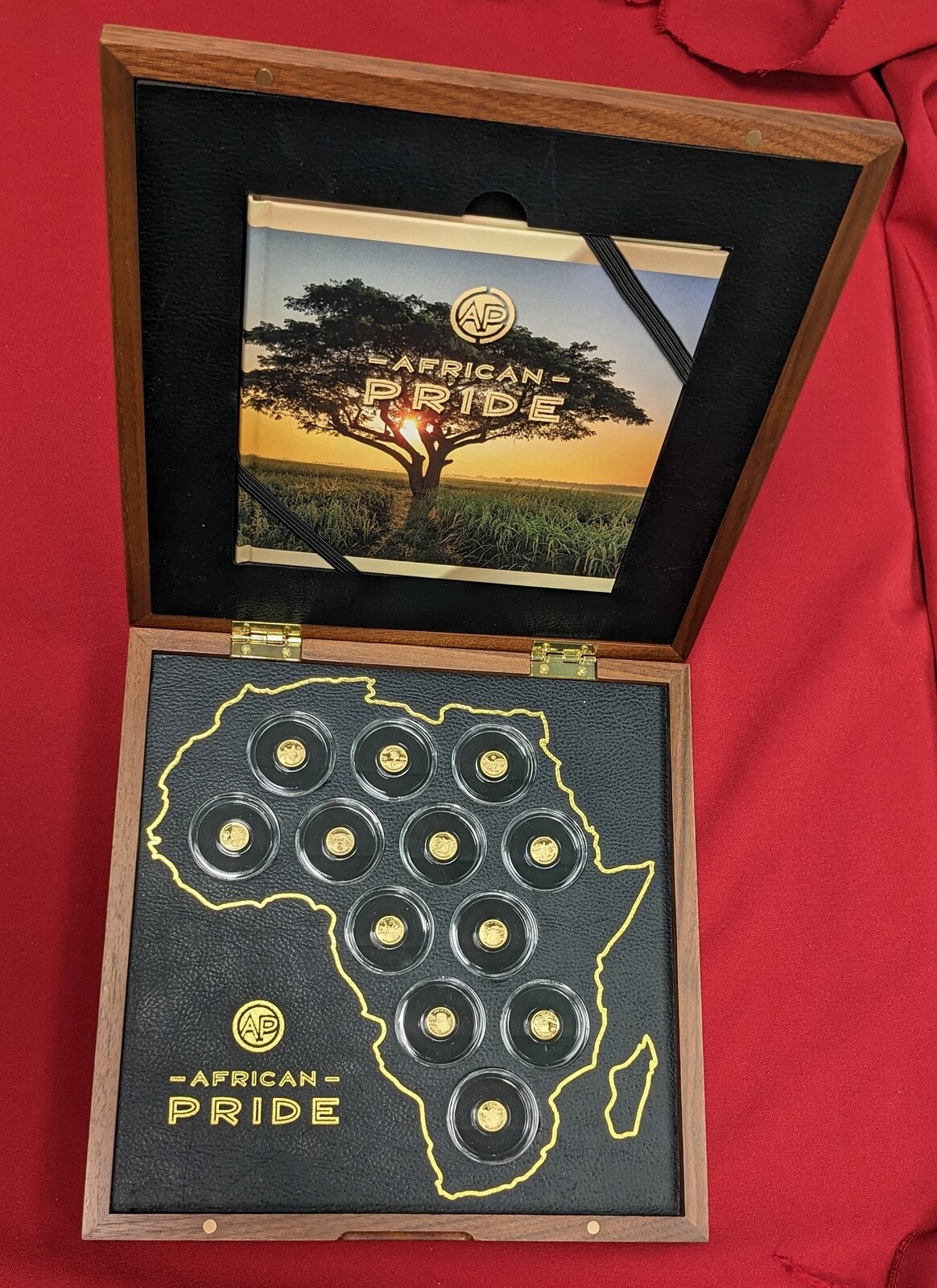 Diverse afrikanische Länder 12 Minigoldmünzen á 0,5 Gramm Gold 2018 ...