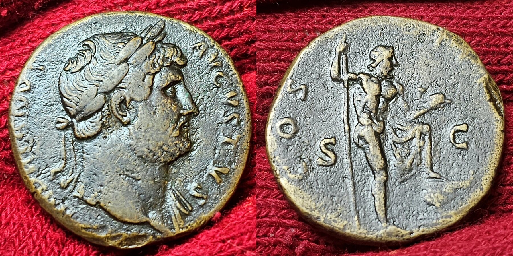 Römisches Kaiserrreich Sesterz 117 - 138 Hadrian sehr schön | MA-Shops