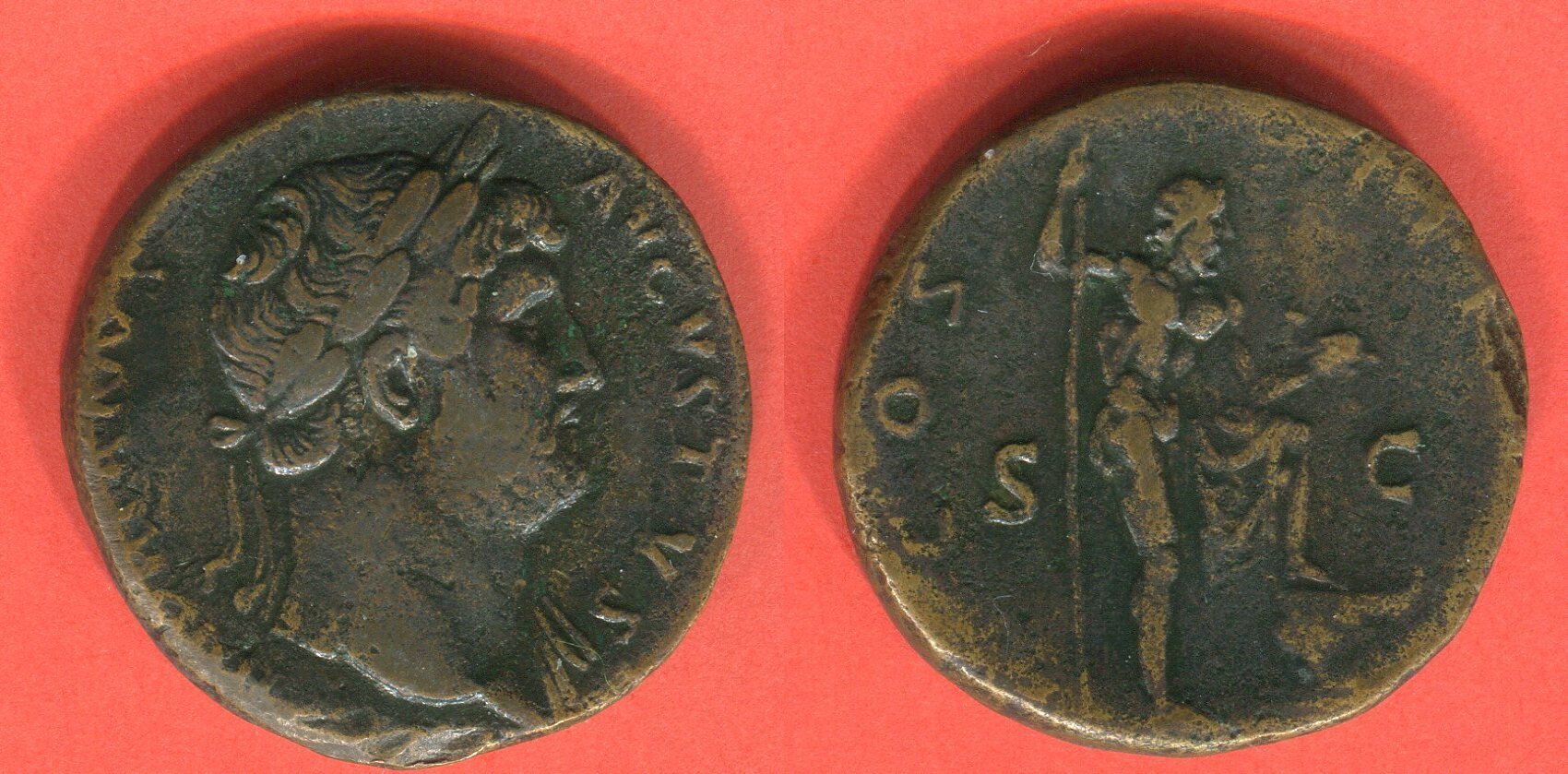 Römisches Kaiserrreich Sesterz 117 - 138 Hadrian sehr schön | MA-Shops