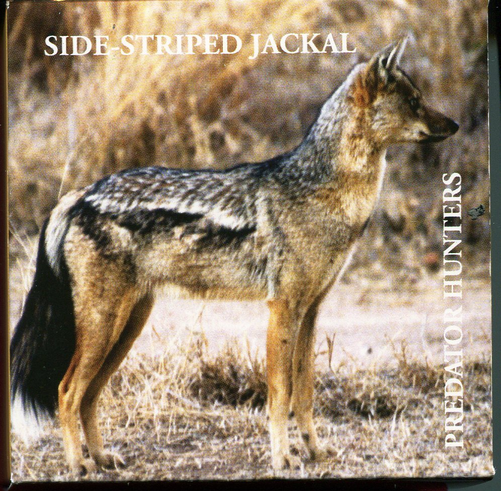 Niger 1000 Francs CFA Silbermünze 2012 Streifenschakal (m