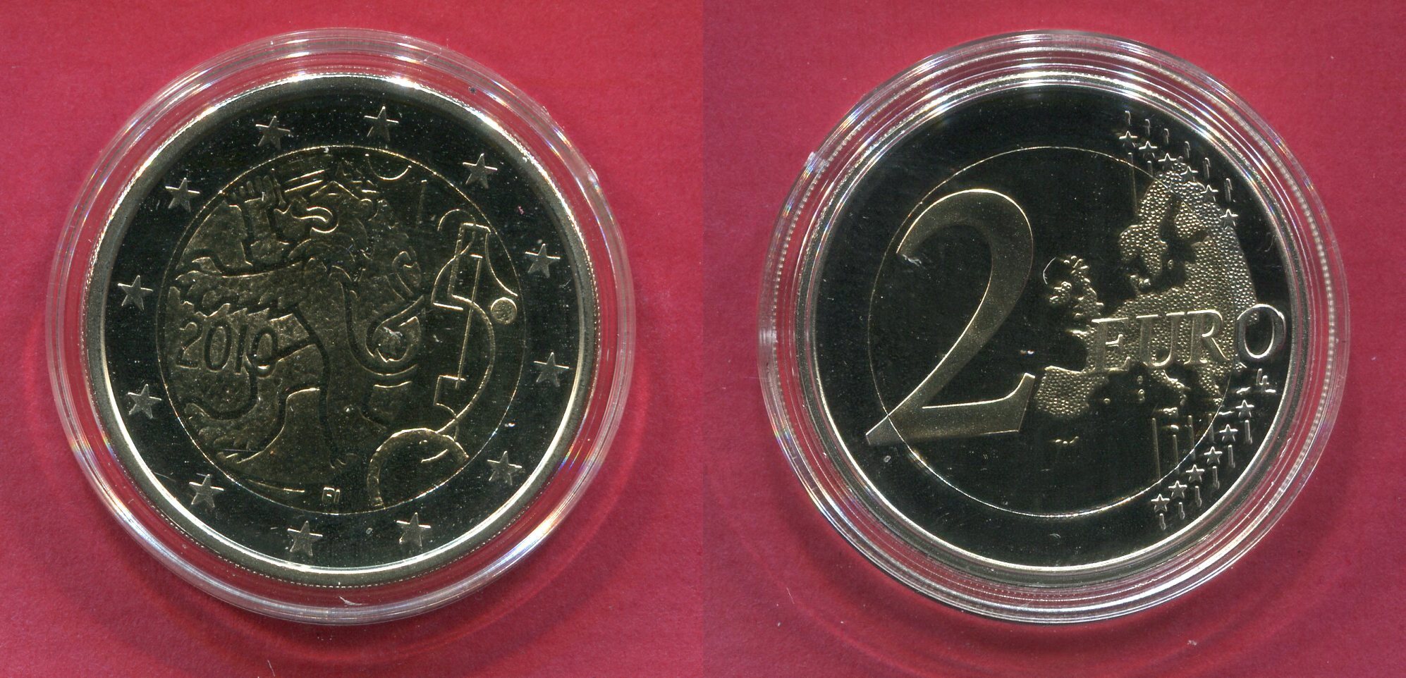 Finnland 2 Euro Gedenkmünze 2010 150 Jahre finnische Währung PP in ...