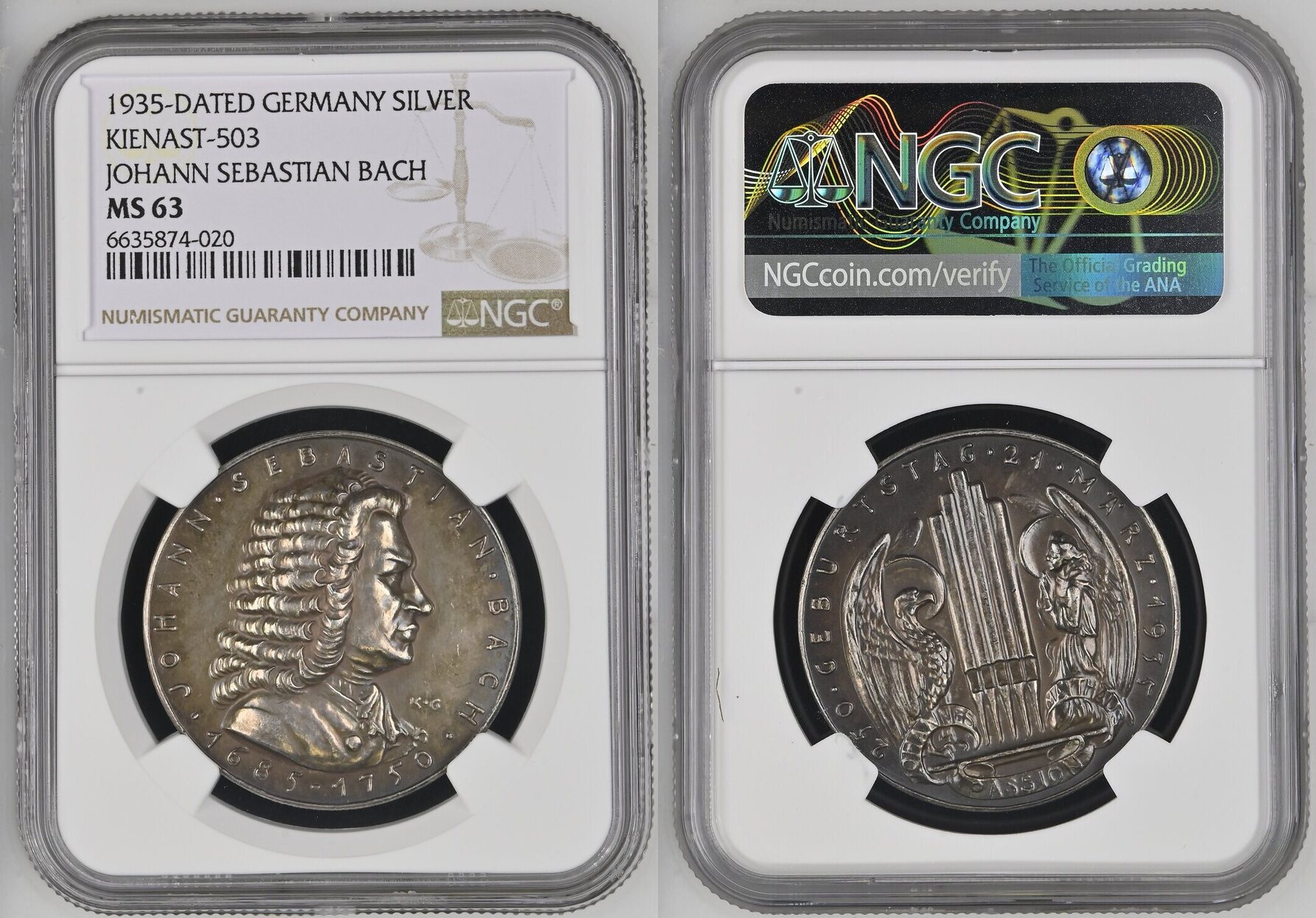 Deutschland Weimarer Republik Germany Goetz Silvermedal Silbermedaille