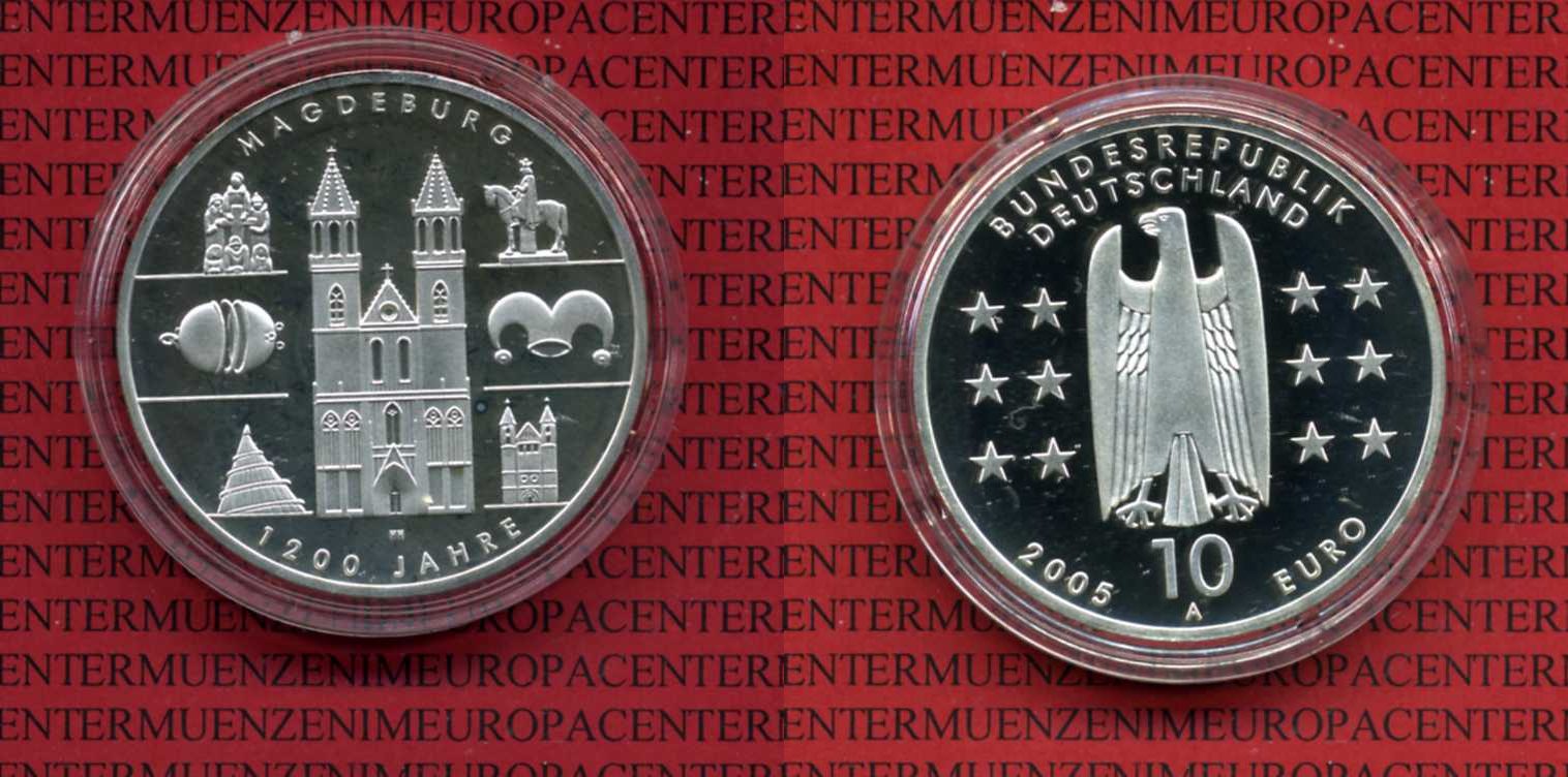Bundesrepublik Deutschland, Germany FRG 10 Euro Silbermünze Commemorative Coin 10 Euro 2005