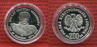 Polen, Poland 200 Zloty Silbermünze Polen 200 Zloty 1983 Königsserie, Jan III. Sobieski