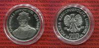 Polen, Poland 200 Zloty Silbermünze Polen 200 Zloty Königsserie Kazimierz I Odnowiciel
