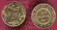 Frankreich, France 20 Francs Goldmünze Frankreich 20 Francs 3. Republik Stehender Genius 1897 A