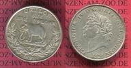 Ceylon One Rix Dollar Ceylon 1 Rix Dollar Georg IV. von England, Elefant 写真