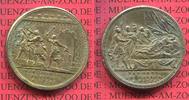 Französische Med. Römische Geschichte Medaille Bronze Französische Medaille zur Römischen Geschichte Brutus ermordet Cäsar Bild